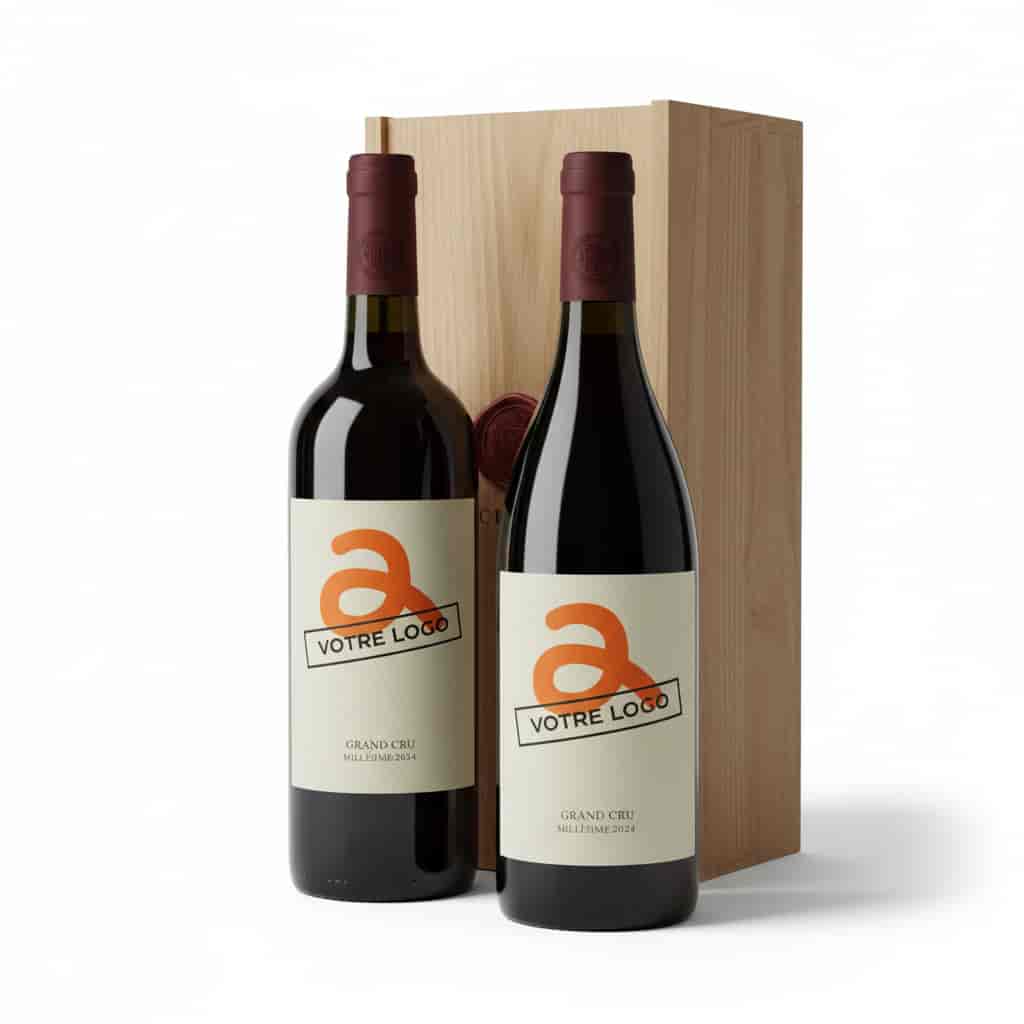 Personalisierter Weinsatz